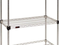 Eagle MHC - 48" Wide, 1-1/8 High, Open Shelving Accessory/Component - Stainless Steel, Stainless Steel Finish, 21" Deep, Use with Eagle MHC Shelving - Exact Tool & Supply