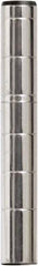 Eagle MHC - 1" Wide, 7 High, Open Shelving Accessory/Component - Steel Chrome Plated, Chrome Finish, 1" Deep, Use with Eagle MHC Shelving - Exact Tool & Supply