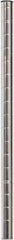 Eagle MHC - 1" Wide, 18 High, Open Shelving Accessory/Component - Steel Chrome Plated, Chrome Finish, 1" Deep, Use with Eagle MHC Shelving - Exact Tool & Supply