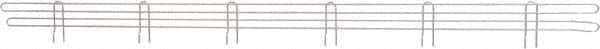 Eagle MHC - 72" Wide, 4 High, Open Shelving Accessory/Component - Steel Chrome Plated, Chrome Finish, 1/4" Deep, Use with Eagle MHC Shelving - Exact Tool & Supply