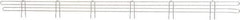 Eagle MHC - 72" Wide, 4 High, Open Shelving Accessory/Component - Steel Chrome Plated, Chrome Finish, 1/4" Deep, Use with Eagle MHC Shelving - Exact Tool & Supply
