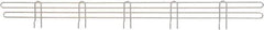 Eagle MHC - 54" Wide, 4 High, Open Shelving Accessory/Component - Steel Chrome Plated, Chrome Finish, 1/4" Deep, Use with Eagle MHC Shelving - Exact Tool & Supply