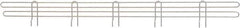Eagle MHC - 48" Wide, 4 High, Open Shelving Accessory/Component - Steel Chrome Plated, Chrome Finish, 1/4" Deep, Use with Eagle MHC Shelving - Exact Tool & Supply