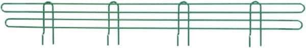 Eagle MHC - 36" Wide, 4 High, Open Shelving Accessory/Component - Steel with Epoxy Coating, 1/4" Deep, Use with Eagle MHC Shelving - Exact Tool & Supply