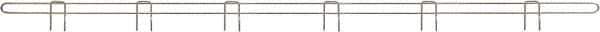 Eagle MHC - 72" Wide, 1 High, Open Shelving Accessory/Component - Steel Chrome Plated, Chrome Finish, 1/4" Deep, Use with Eagle MHC Shelving - Exact Tool & Supply