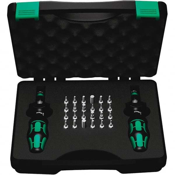 Wera - Torque Limiting Screwdrivers Type: Adjustable Torque Kit Minimum Torque (Nm): 0.30 - Exact Tool & Supply