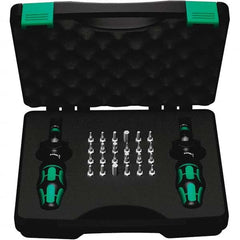 Wera - Torque Limiting Screwdrivers Type: Adjustable Torque Kit Minimum Torque (Nm): 0.30 - Exact Tool & Supply