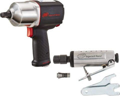 Ingersoll-Rand - 1/2" Drive, 11,000 RPM, 780 Ft/Lb Torque Impact Wrench - Pistol Grip Handle, 1,250 IPM, 5.8 CFM, 90 psi, 1/4" NPTF Inlet - Exact Tool & Supply