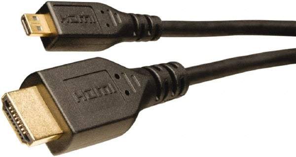 Tripp-Lite - 3' Long, HDMI Computer Cable - Black, Male x Male - Exact Tool & Supply
