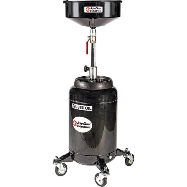 JohnDow - Oil Drain Containers Type: Oil Drain w/Casters Container Size: 16 Gal. - Exact Tool & Supply