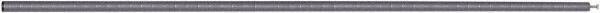 Eagle MHC - 1" Wide, 54 High, Open Shelving Accessory/Component - Steel with Epoxy Coating, Epoxy Coated Finish, Use with Eagle MHC Shelving - Exact Tool & Supply