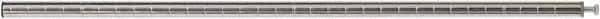 Eagle MHC - 1" Wide, 33 High, Open Shelving Accessory/Component - Steel Chrome Plated, Chrome Finish, Use with Eagle MHC Shelving - Exact Tool & Supply