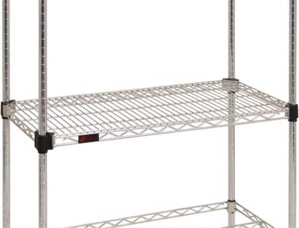 Eagle MHC - 24" Wide, 21 High, Open Shelving Accessory/Component - Steel Chrome Plated, Chrome Finish, Use with Eagle MHC Shelving - Exact Tool & Supply