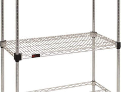 Eagle MHC - 48" Wide, 18 High, Open Shelving Accessory/Component - Zinc, Zinc Finish, Use with Eagle MHC Shelving - Exact Tool & Supply