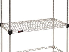 Eagle MHC - 24" Wide, 18 High, Open Shelving Accessory/Component - Zinc, Zinc Finish, Use with Eagle MHC Shelving - Exact Tool & Supply