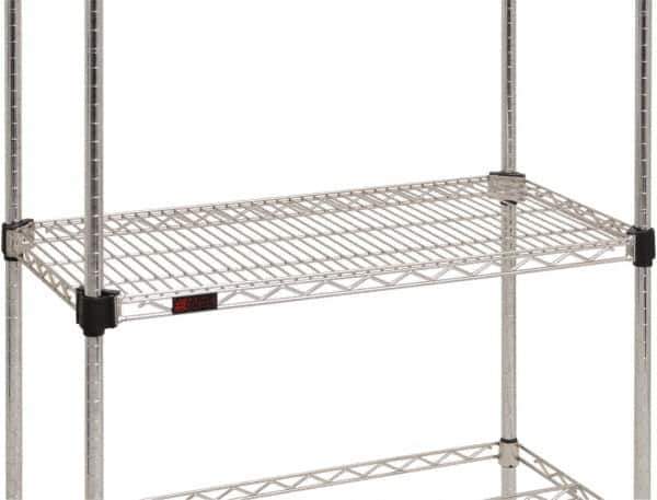 Eagle MHC - 48" Wide, 14 High, Open Shelving Accessory/Component - Stainless Steel, Stainless Steel Finish, Use with Eagle MHC Shelving - Exact Tool & Supply