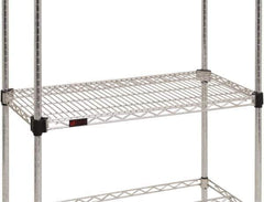 Eagle MHC - 24" Wide, 14 High, Open Shelving Accessory/Component - Zinc, Zinc Finish, Use with Eagle MHC Shelving - Exact Tool & Supply