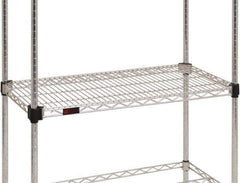 Eagle MHC - 24" Wide, 14 High, Open Shelving Accessory/Component - Stainless Steel, Stainless Steel Finish, Use with Eagle MHC Shelving - Exact Tool & Supply