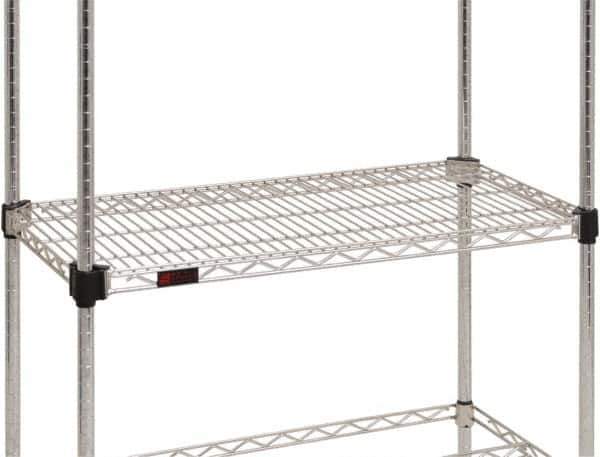 Eagle MHC - 36" Wide, 18 High, Open Shelving Accessory/Component - Zinc, Zinc Finish, Use with Eagle MHC Shelving - Exact Tool & Supply