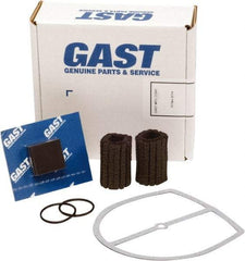 Gast - 9 Piece Air Compressor Repair Kit - For Use with Gast 0323/0523 Oil-Less "Q" Models with Internal Filtration - Exact Tool & Supply