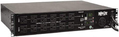 Tripp-Lite - 25 Outlets, 120 VAC30 Amps, 12' Cord, Power Outlet Strip - Rack Mount, 5-15/20R NEMA Configuration, 19" Strip - Exact Tool & Supply