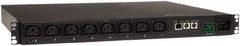Tripp-Lite - 8 Outlets, 200/240 Volts, 20 Amps, 12' Cord, Power Outlet Strip - Rack Mount, 5-15/20R NEMA Configuration, 19" Strip - Exact Tool & Supply