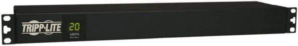 Tripp-Lite - 12 Outlets, 120 VAC20 Amps, 15' Cord, Power Outlet Strip - Rack Mount, 5-15/20R NEMA Configuration, 19" Strip - Exact Tool & Supply