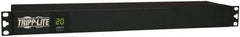 Tripp-Lite - 12 Outlets, 120 VAC20 Amps, 15' Cord, Power Outlet Strip - Rack Mount, 5-15/20R NEMA Configuration, 19" Strip - Exact Tool & Supply