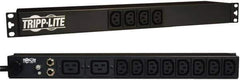 Tripp-Lite - 14 Outlets, 100/240 Volts, 20 Amps, 10' Cord, Power Outlet Strip - Rack Mount, C13/C20 NEMA Configuration, 19" Strip - Exact Tool & Supply