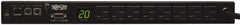 Tripp-Lite - 8 Outlets, 120 VAC20 Amps, 10' Cord, Power Outlet Strip - Rack Mount, 5-15/20R NEMA Configuration, 19" Strip - Exact Tool & Supply