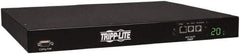Tripp-Lite - 10 Outlets, 200/240 Volts, 20 Amps, 12' Cord, Power Outlet Strip - Rack Mount, 5-15/20R NEMA Configuration, 19" Strip - Exact Tool & Supply