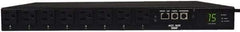 Tripp-Lite - 8 Outlets, 120 VAC15 Amps, 10' Cord, Power Outlet Strip - Rack Mount, 5-15/20R NEMA Configuration, 19" Strip - Exact Tool & Supply