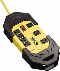 Tripp-Lite - 8 Outlets, 120 VAC15 Amps, 25' Cord, Power Outlet Strip - Keyhole, Tab Mount, 5-15 NEMA Configuration, 10.26" Strip - Exact Tool & Supply