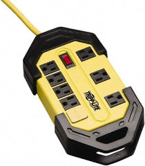Tripp-Lite - 8 Outlets, 120 VAC15 Amps, 12' Cord, Power Outlet Strip - Keyhole, Tab Mount, 5-15 NEMA Configuration, 10.26" Strip - Exact Tool & Supply