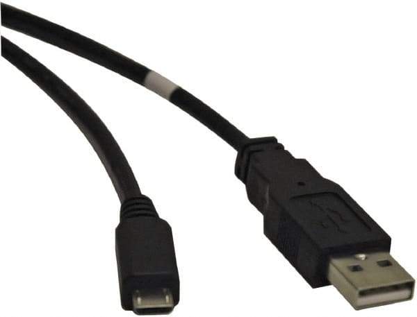 Tripp-Lite - 6' Long, USB A/B Computer Cable - Beige, Male x Male - Exact Tool & Supply