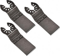 DeWALT - Rotary Oscilating Accessory Kit - 1-1/4" Cutting Diam, 0.7" Head Thickness, High Speed Steel Head, Flat End, Use with All Jobsite Materials - Exact Tool & Supply