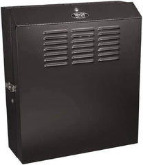 Tripp-Lite - 23-1/2" Overall Width x 5" Rack Height x 17-1/2" Overall Depth Data Cable Enclosure - 200 Lb Capacity, Black - Exact Tool & Supply