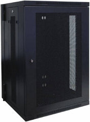 Tripp-Lite - 23.6" Overall Width x 18" Rack Height x 21.6" Overall Depth Data Cable Enclosure - 250 Lb Capacity, Black - Exact Tool & Supply