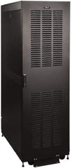 Tripp-Lite - 23.63" Overall Width x 42" Rack Height x 43" Overall Depth Data Cable Enclosure - 3,000 Lb Capacity, Black - Exact Tool & Supply