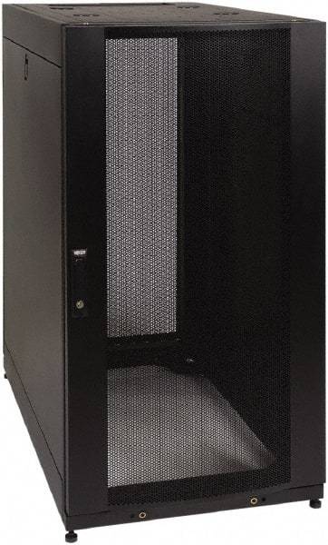 Tripp-Lite - 23.63" Overall Width x 25" Rack Height x 43" Overall Depth Data Cable Enclosure - 3,000 Lb Capacity, Black - Exact Tool & Supply