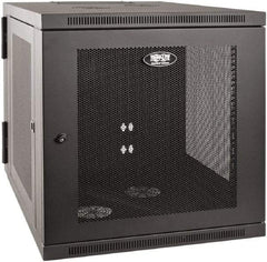 Tripp-Lite - 23.6" Overall Width x 12" Rack Height x 33-1/2" Overall Depth Data Cable Enclosure - 3,000 Lb Capacity, Black - Exact Tool & Supply