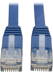 Tripp-Lite - Cat6, 24 AWG, 8 Wires, 550 MHz, Unshielded Network & Ethernet Cable - Blue, PVC, 25' OAL - Exact Tool & Supply