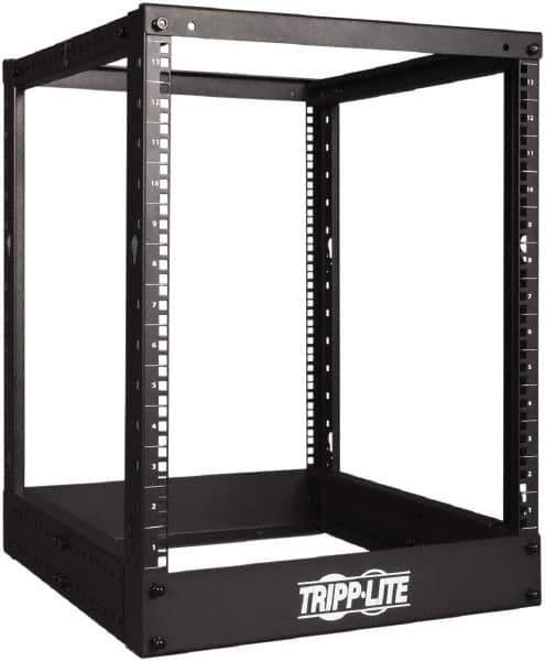 Tripp-Lite - Electrical Enclosure Steel Equipment Rack - For Use with Network Equipment, EIA-310-D Compliant/IEC 60297-3-100/RoHS Compliant, Includes Installation Guide & Mounting Hardware - Exact Tool & Supply