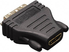 Tripp-Lite - Cable Adapter - HDMI Male Connector, Black, Use with Cabling and Video Applications - Exact Tool & Supply