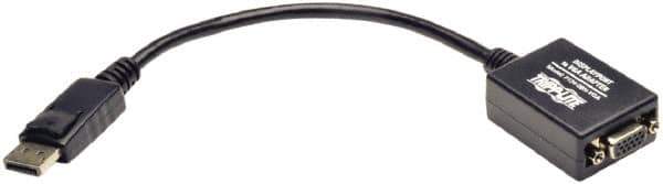 Tripp-Lite - Active Cable Adapter - Display Port Connector, Black, Use with Cabling and Video Applications - Exact Tool & Supply