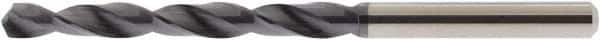 Accupro - #50 118° Solid Carbide Jobber Drill - AlTiN Finish, Right Hand Cut, Spiral Flute, Straight Shank, 46mm OAL - Exact Tool & Supply