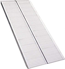 Erickson Manufacturing - 72" Long x 30" Wide, 1,200 Lb Capacity, Foldable Truck Ramp - Aluminum, For All Vehicles - Exact Tool & Supply