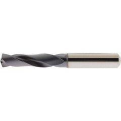 Accupro - 12mm 140° Spiral Flute Solid Carbide Screw Machine Drill Bit - Exact Tool & Supply