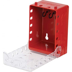 Brady - 1 2-Piece Kit 2.7" Deep x 4" Wide x 5.7" High Portable & Wall Mount Group Lockout Box - Exact Tool & Supply
