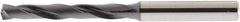 Accupro - 7.8mm 140° Solid Carbide Jobber Drill - AlTiN Finish, Right Hand Cut, Spiral Flute, Straight Shank, 91mm OAL - Exact Tool & Supply